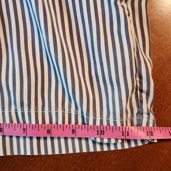 Abercrombie & Fitch High Waist Stripes Nautical Shorts, Small, Grey & White - Picture 6 of 9